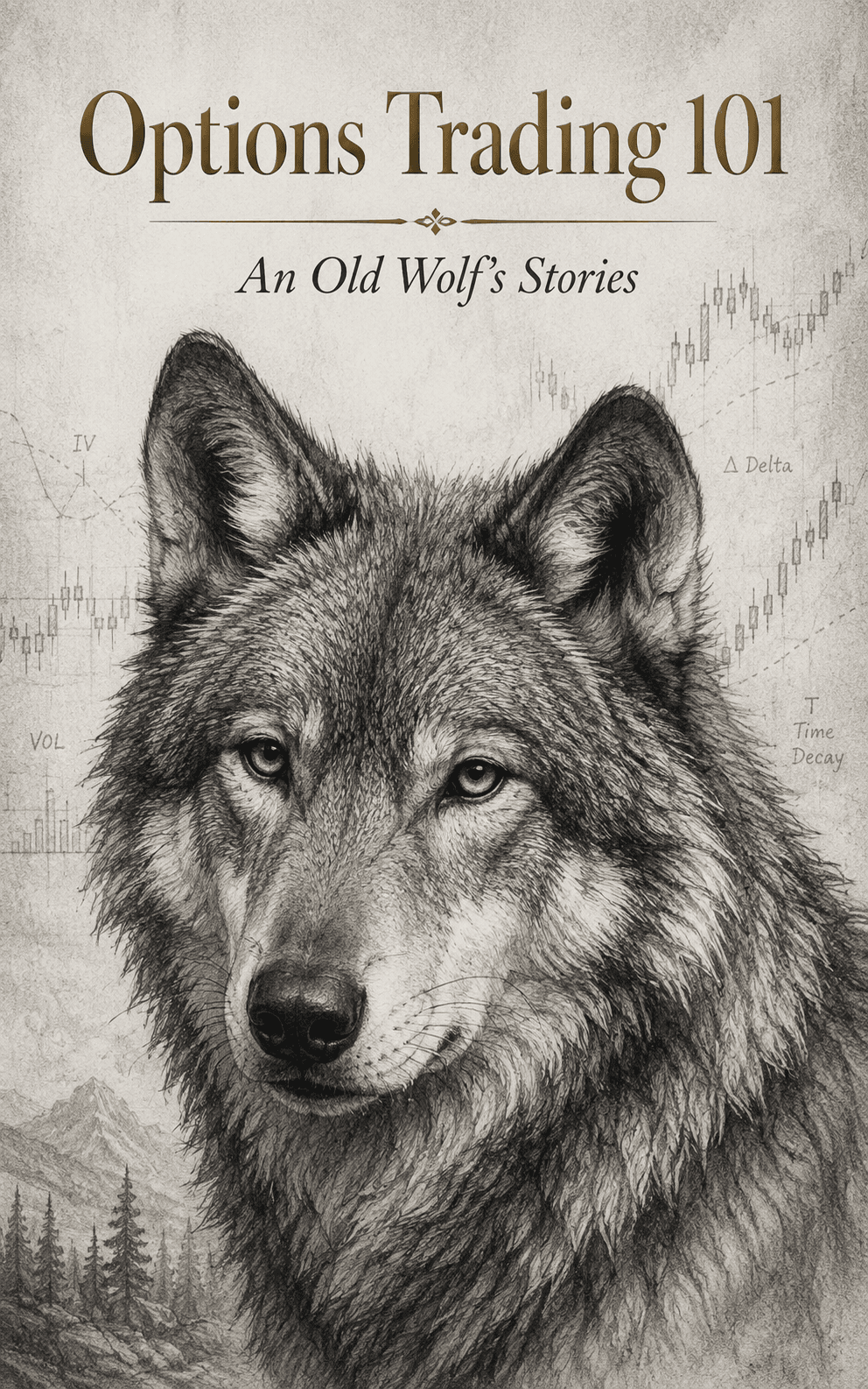 Options Trading 101: An Old Wolf's Stories — book cover